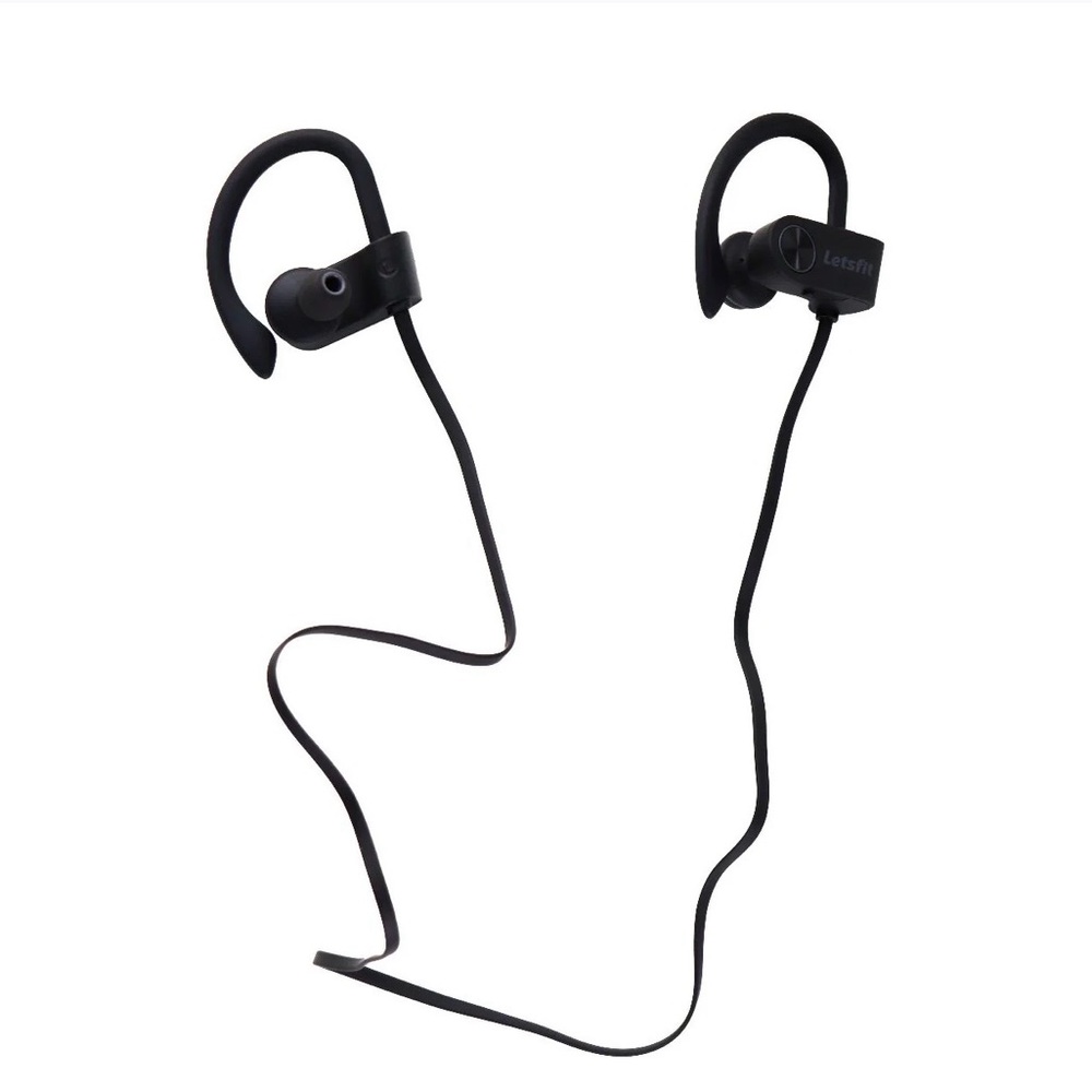 Letsfit U8l Wireless Sports Ear-Hook Bluetooth Headphones.